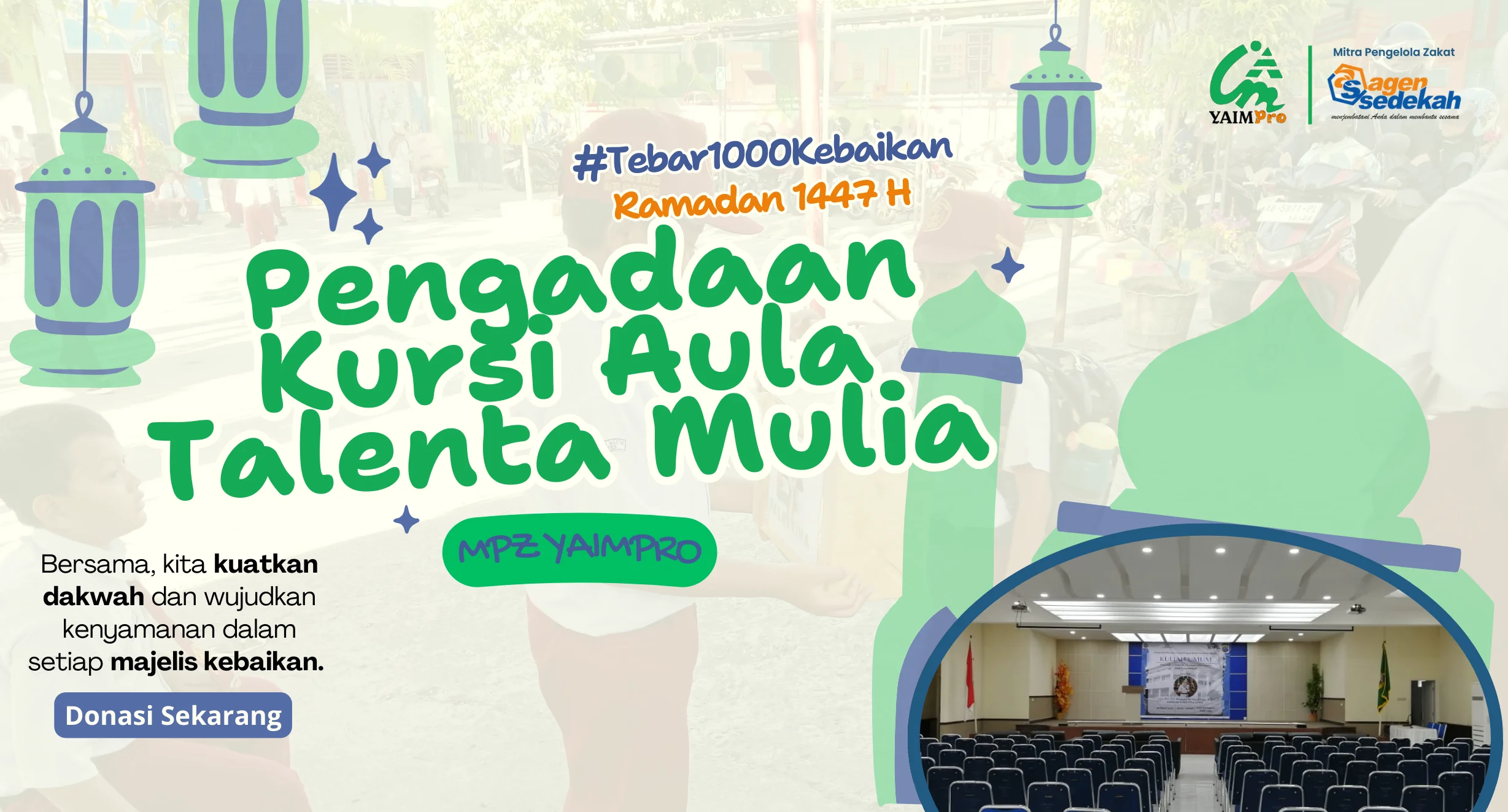 Paket Jariyah Pengadaan Kursi Aula Talenta Mulia